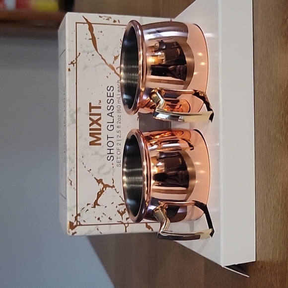 Mini Moscow Mule Shot Mugs - Picture 3 of 4